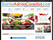 Tablet Screenshot of doctoradriancormillot.com